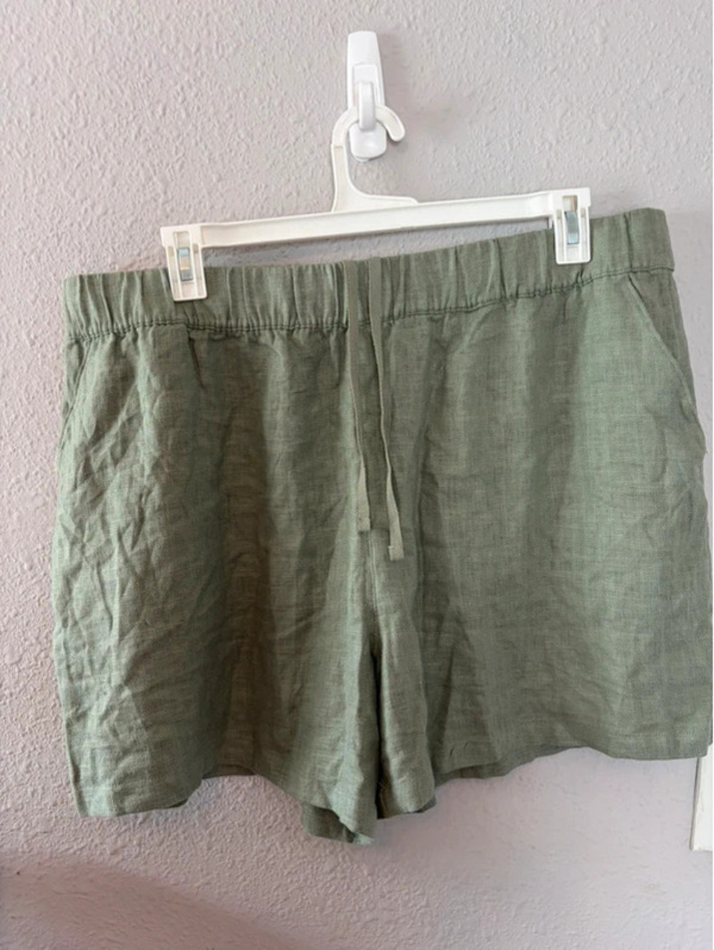 NWT BlankNYC linen blend short 5in inseam green size XXL